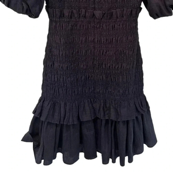 Acler Edna Linen-Blend Mini Dress sz 4 - Picture 13 of 16